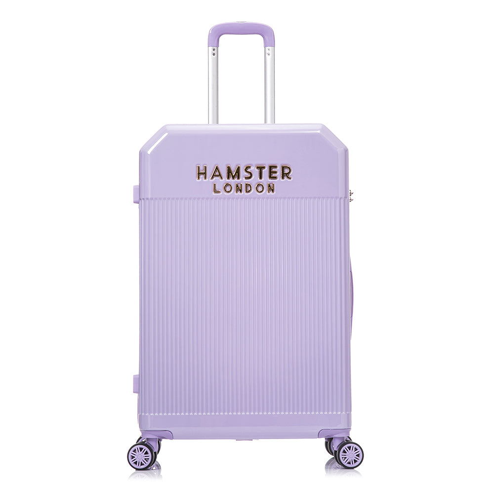 Hamster London High Candy Luggage Set of 28in, 24in, 20in & 14 inch Purple