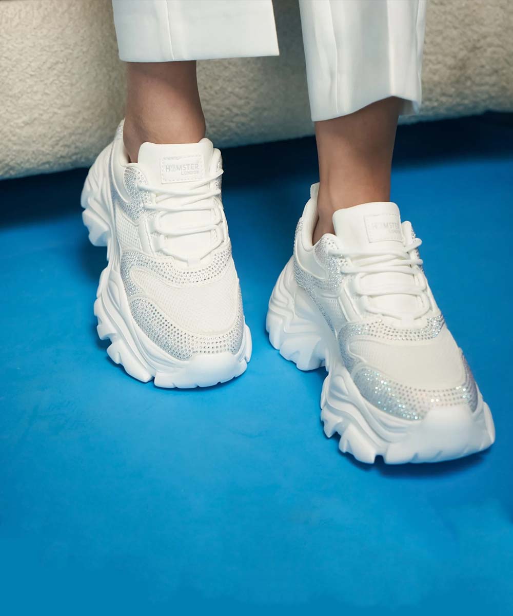 Hamster London Booster White Sneakers