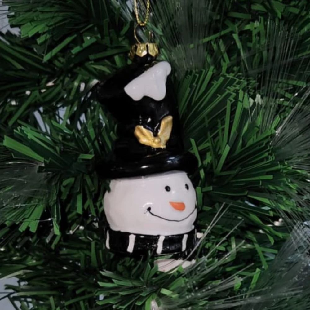 Hamster London Holy Hanging Snowman White