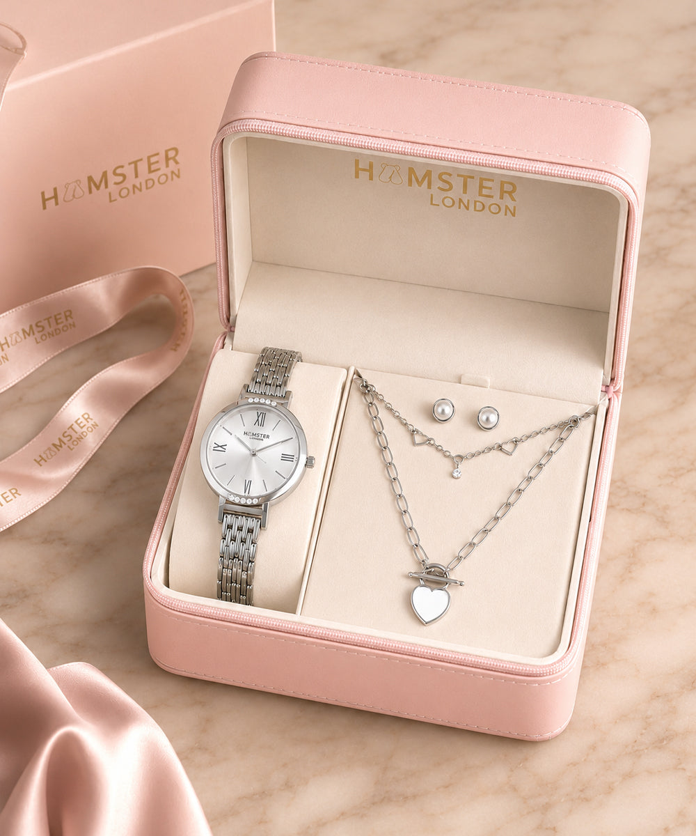Hamster London Venus Women Silver Watch