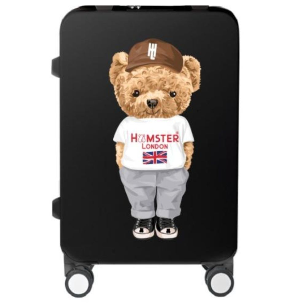 Hamster London Ted H Holiday Luggage Black 20in