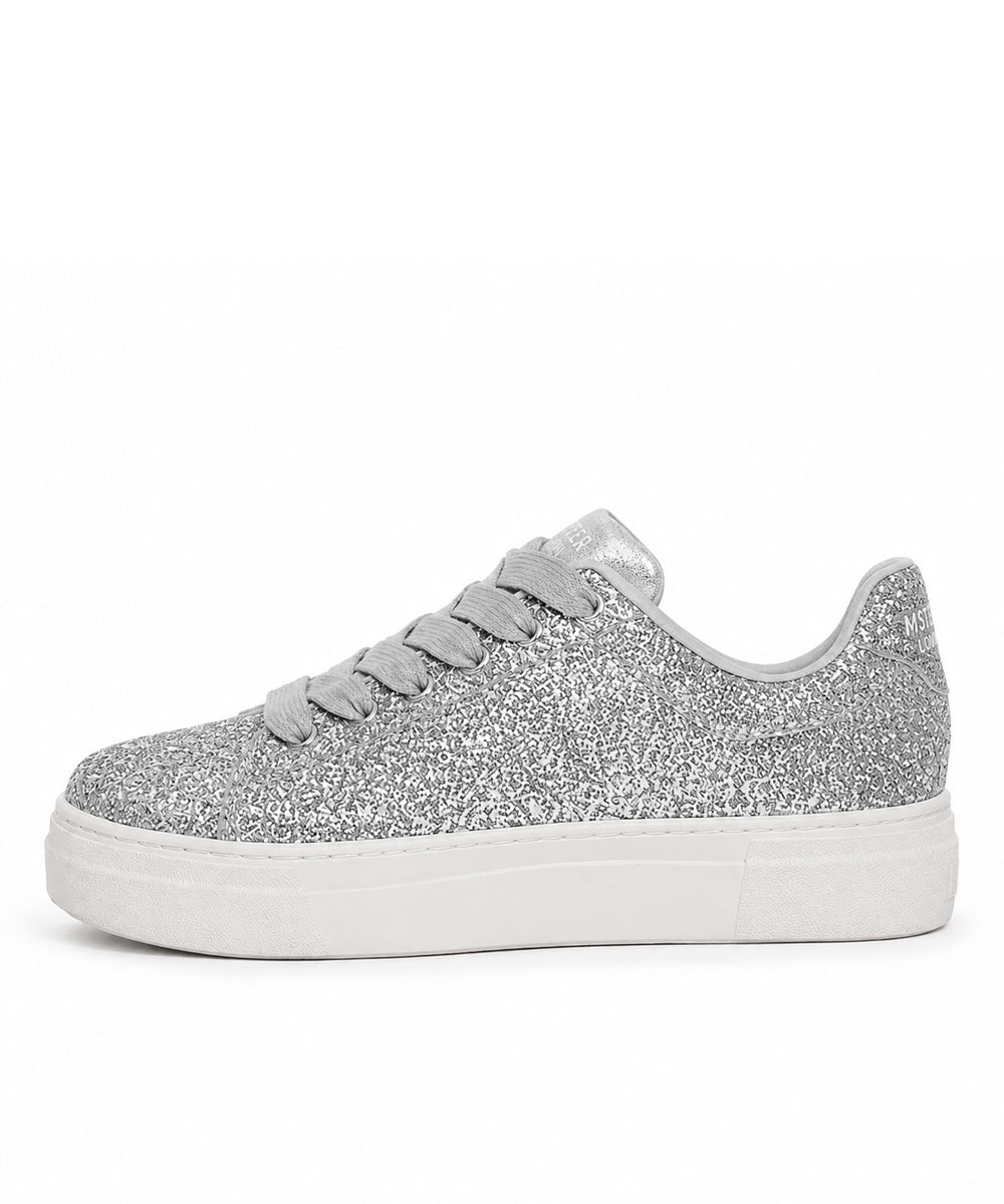 Hamster London Mousehole Silver Party Sneakers