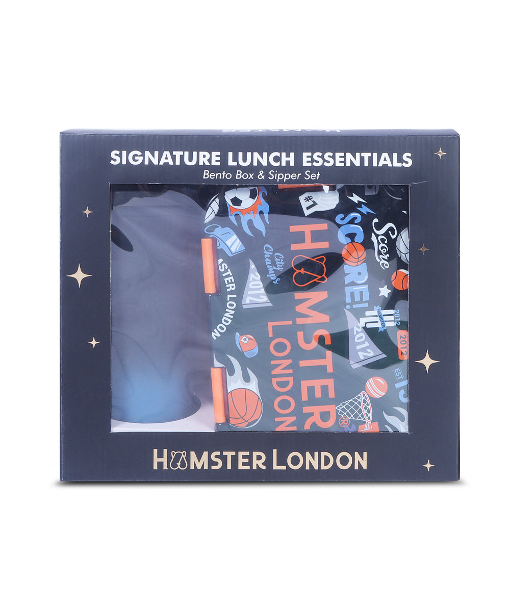 Hamster London Bento Box City Champ and Sipper Set