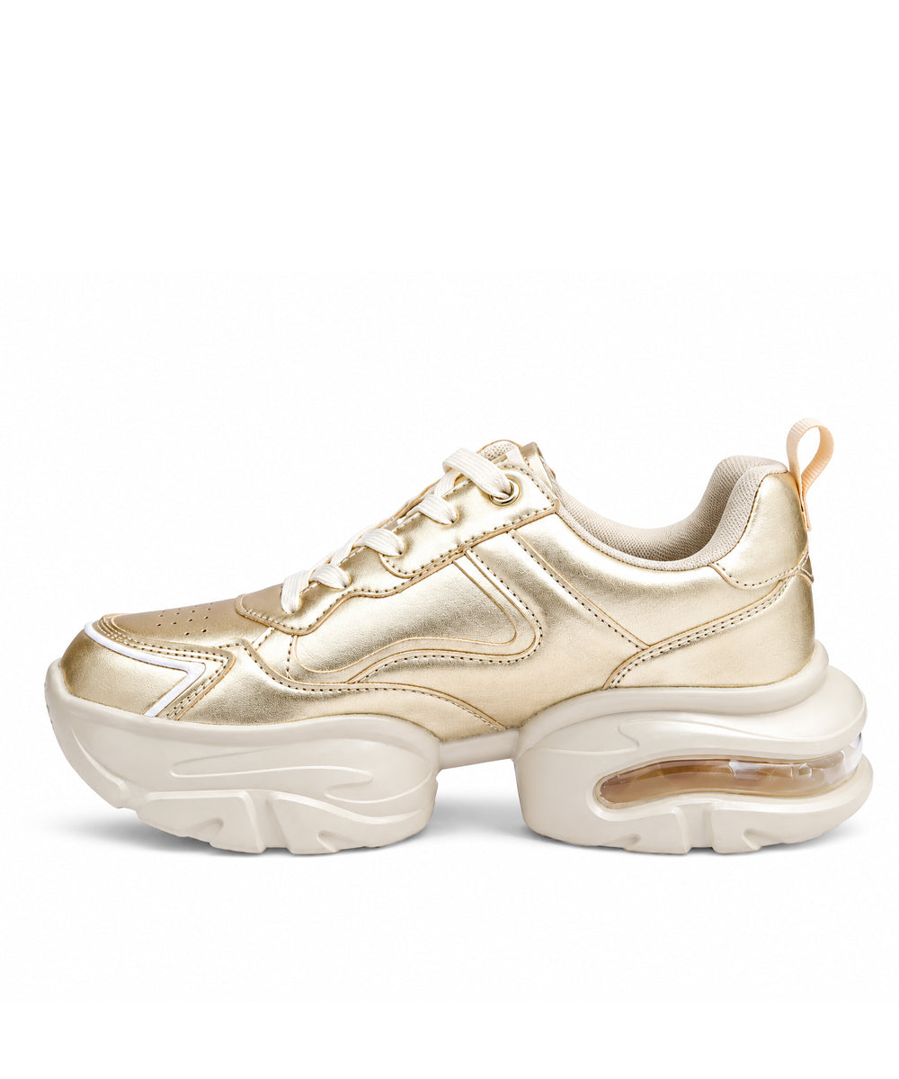 Hamster London Matte Gold Party Sneakers