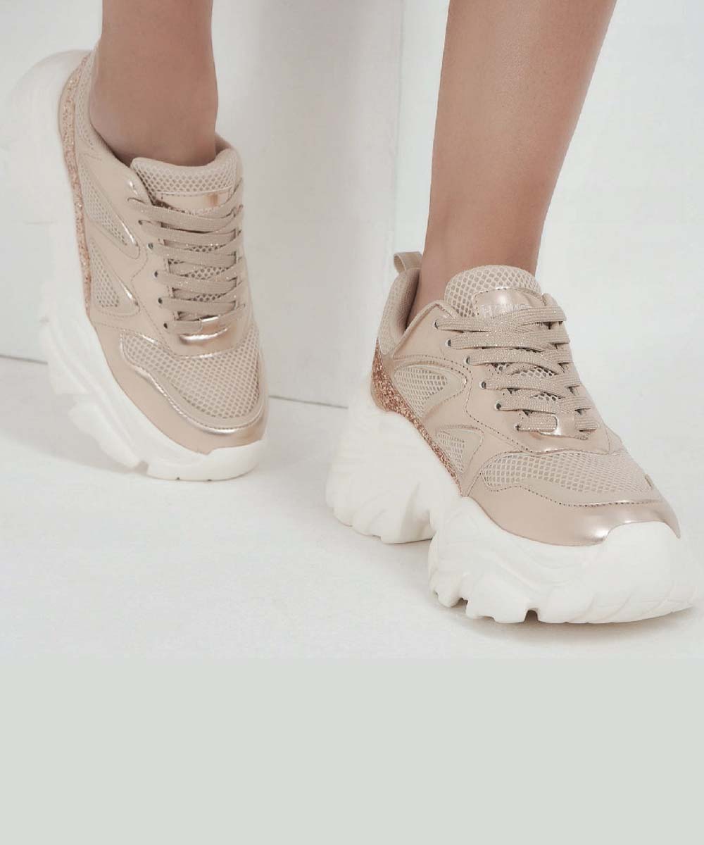 Hamster London Performer Rose Gold Sneakers