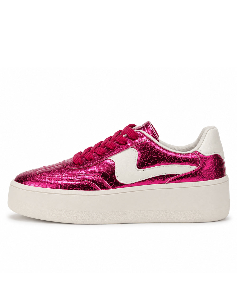 Hamster London Holiday Party Pink Sneakers