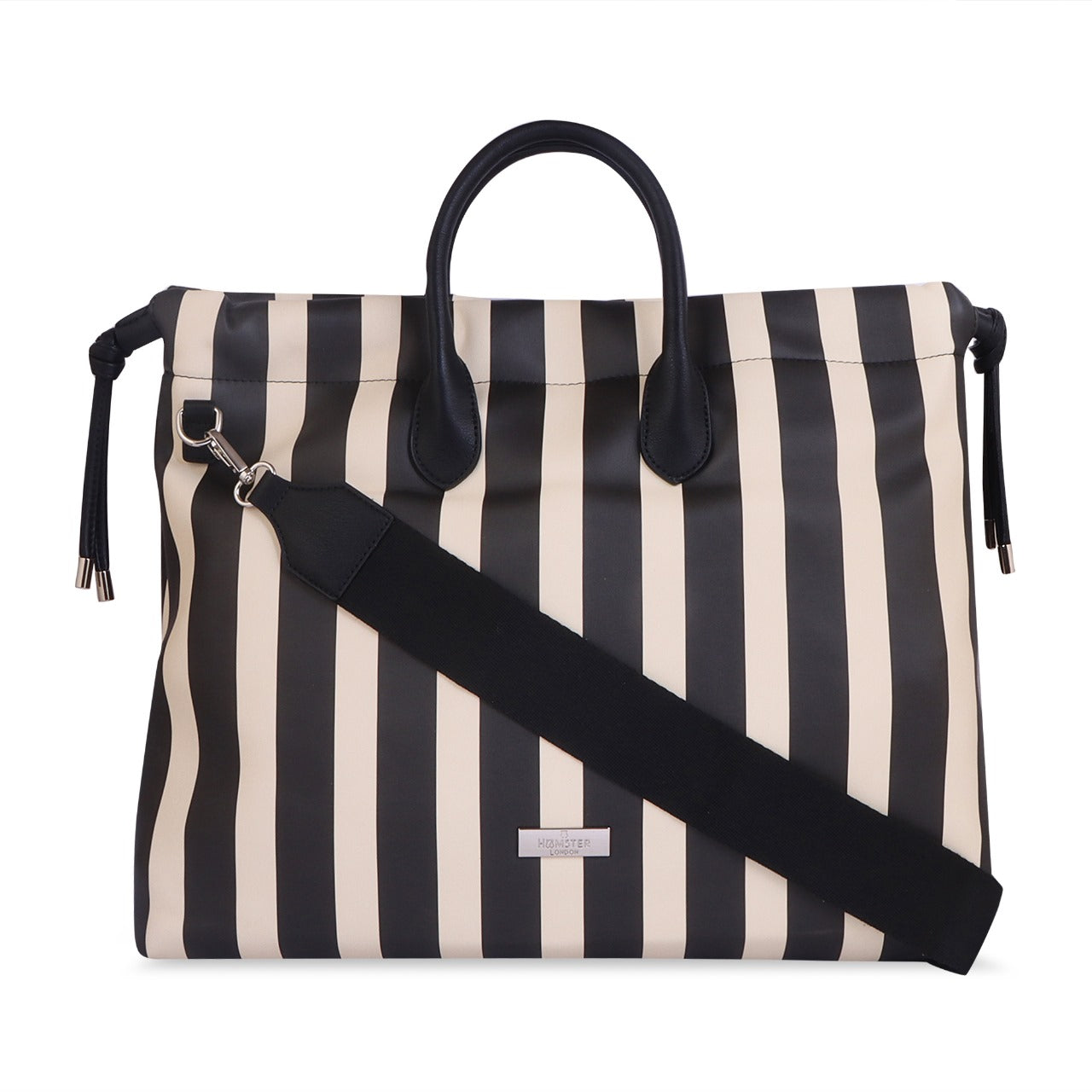 Hamster London Urban Eden Ella Tote Bag Black/White