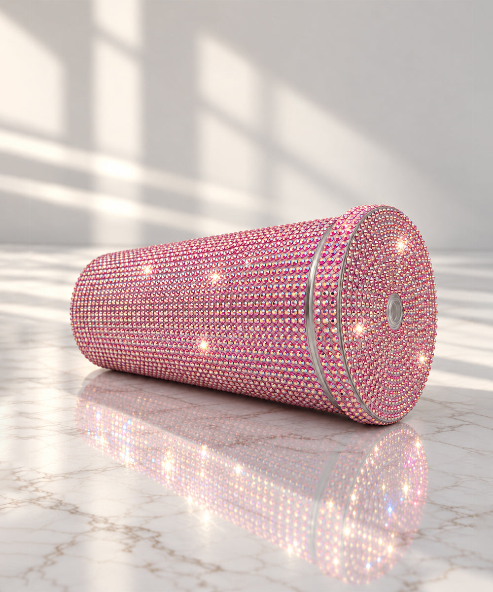 Hamster London Crystal Gem Sipper Hot Pink