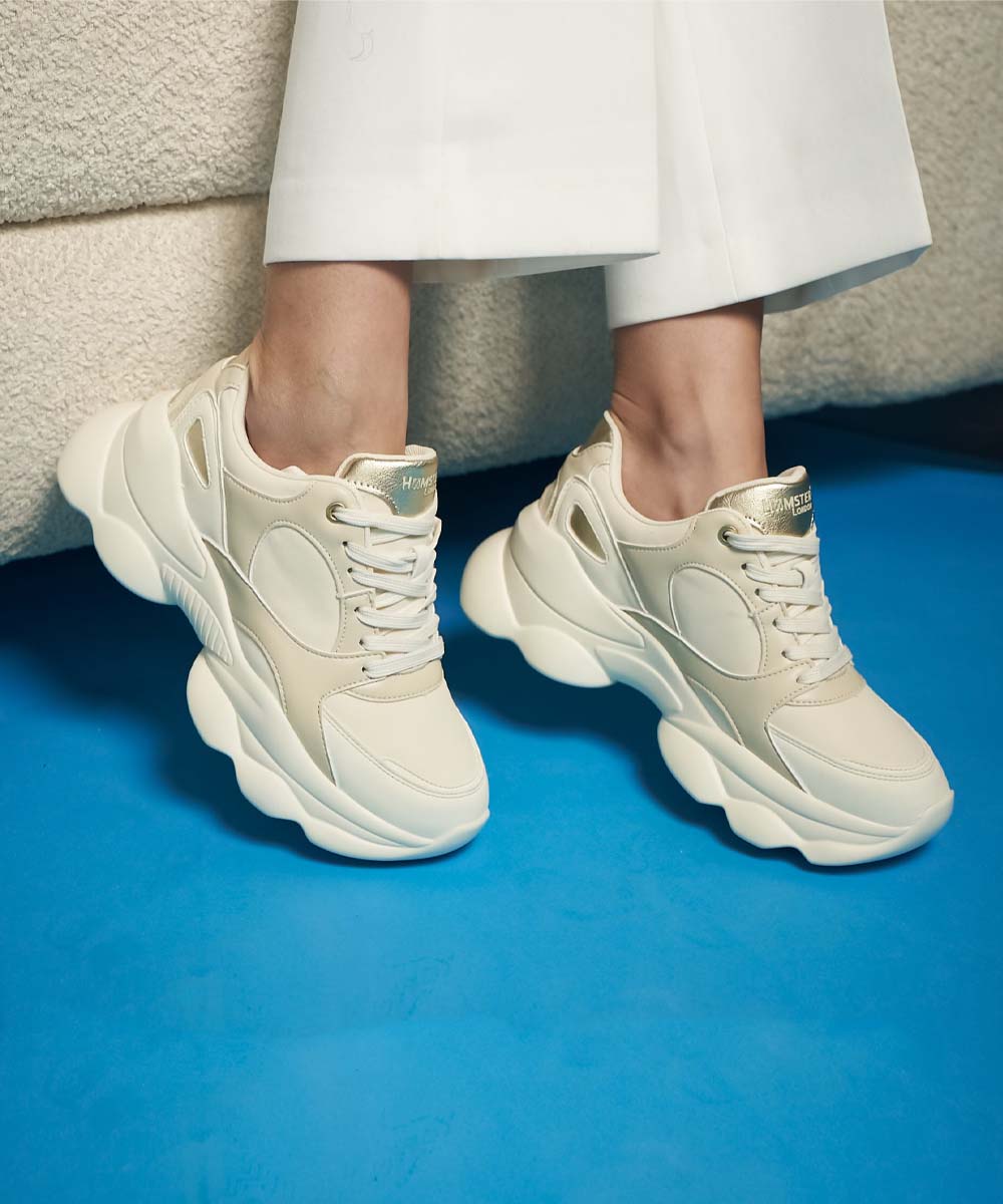 Hamster London Bubble Cream Sneakers