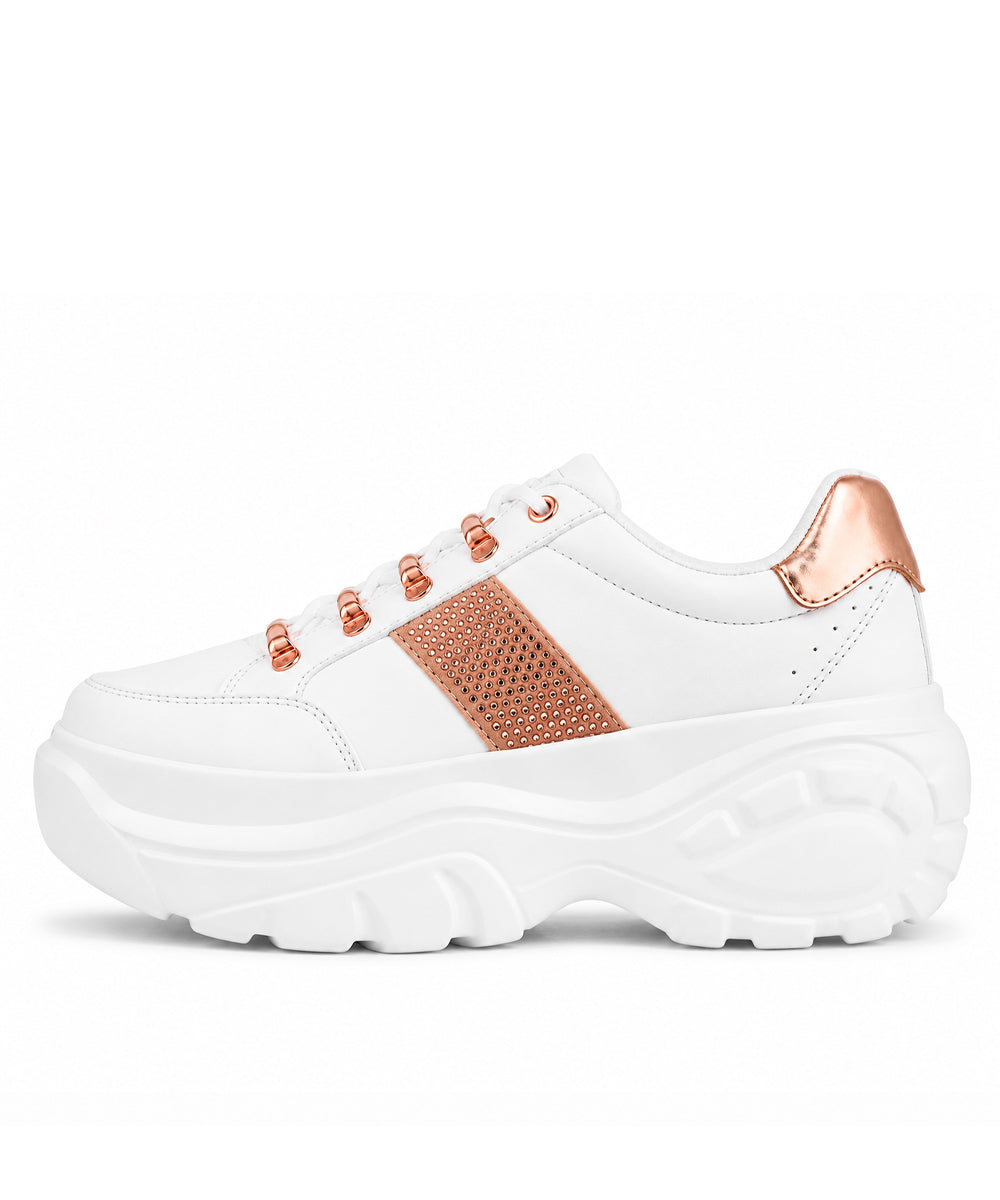 Hamster London Heli Gold Stripe Party Sneakers