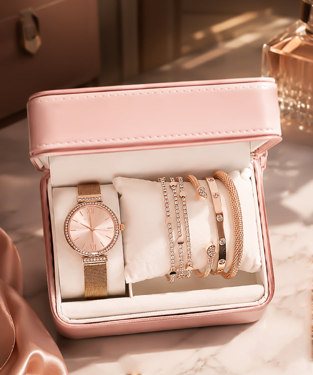 Hamster London Evening Star Women Rose Gold Watch