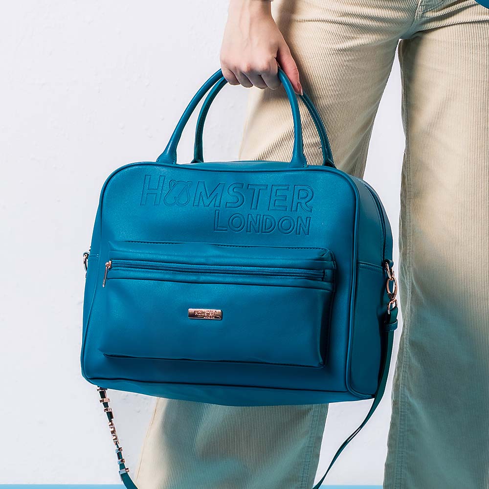 Hamster London Melissa Hand Bag Teal