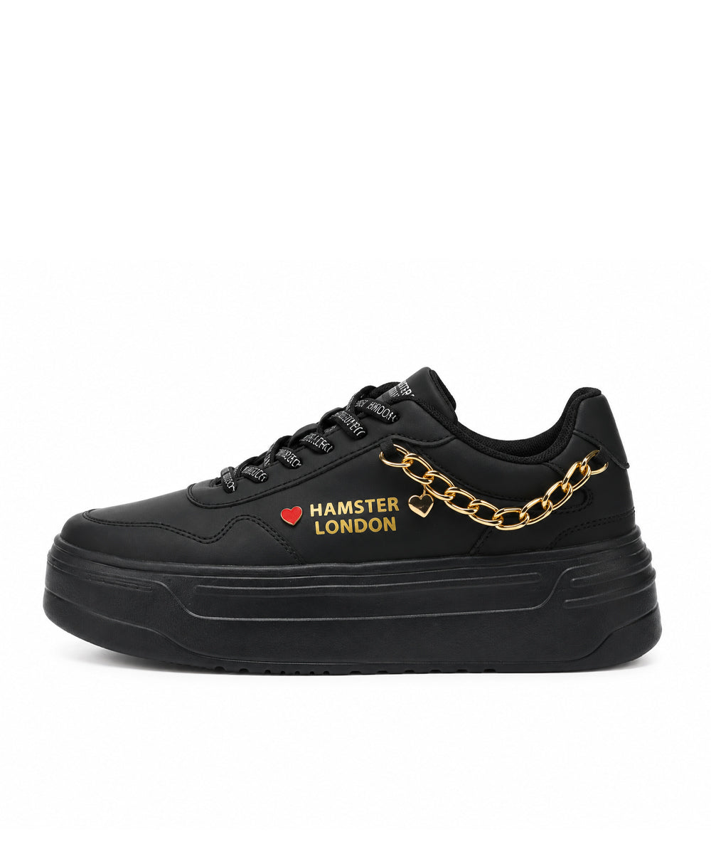 Hamster London Marcella Classic Black Party Sneakers