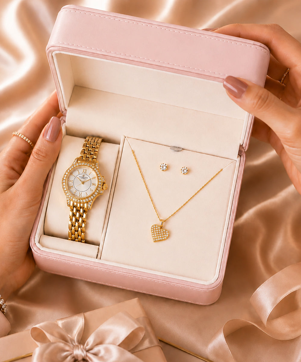 Hamster London Shukra Women Gold Watch