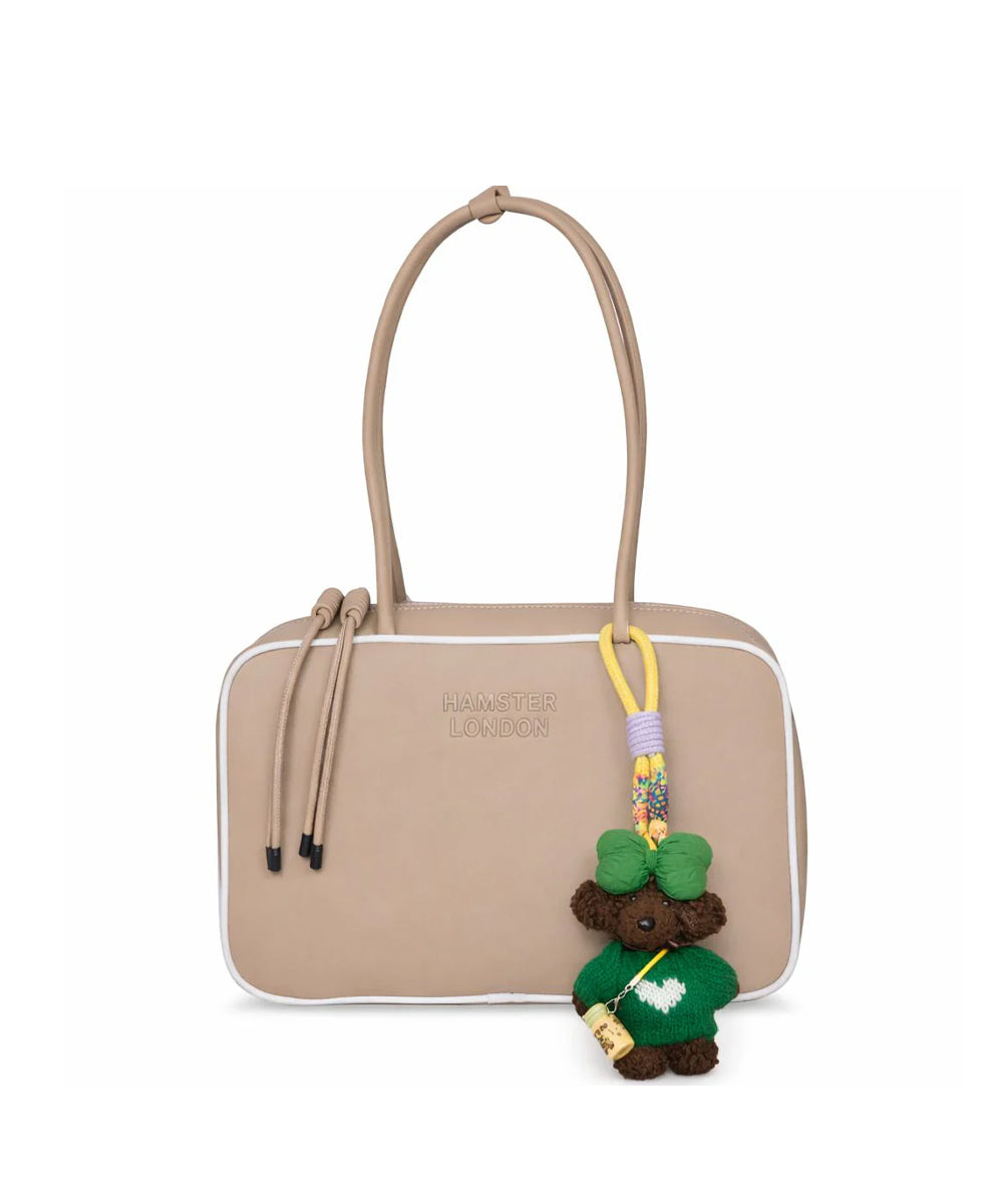 Hamster London Moshi Moshi Queen Bag With Key Charm Combo Beige