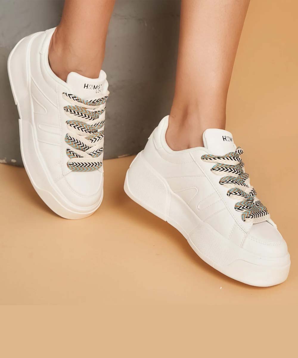 Hamster London Huxley White Sneakers