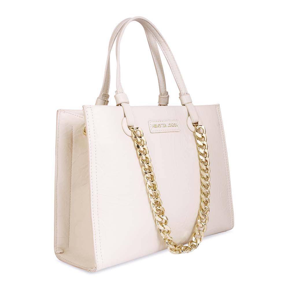 Hamster London Pastel Promise Handbag White