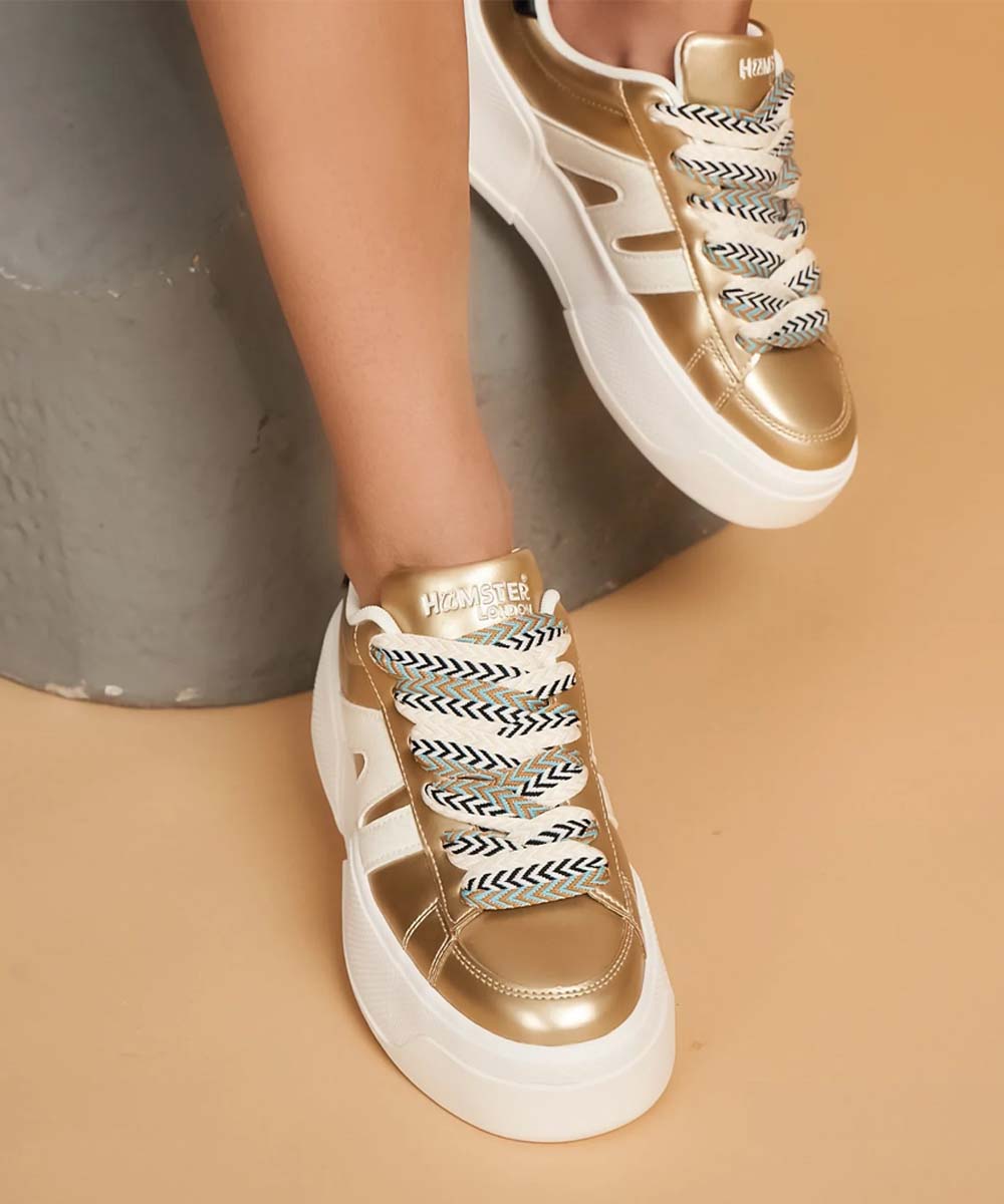 Hamster London Huxley Gold Sneakers