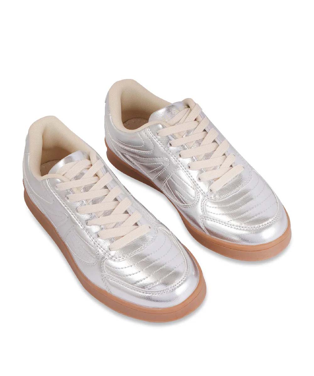 Hamster London Haven Kicker Party Silver Sneakers