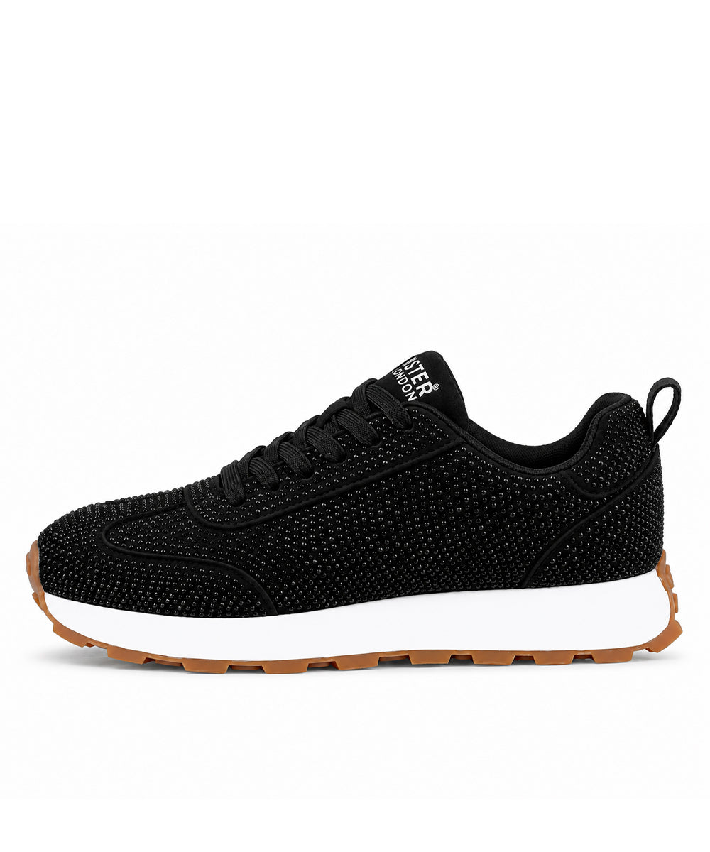 Hamster London Love Stone Black Sneakers
