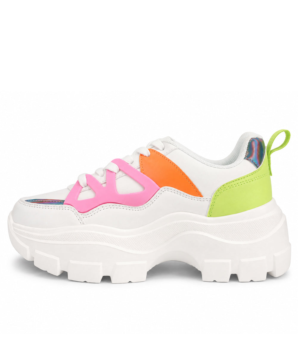 Hamster London Marcella Retro White Party Sneakers