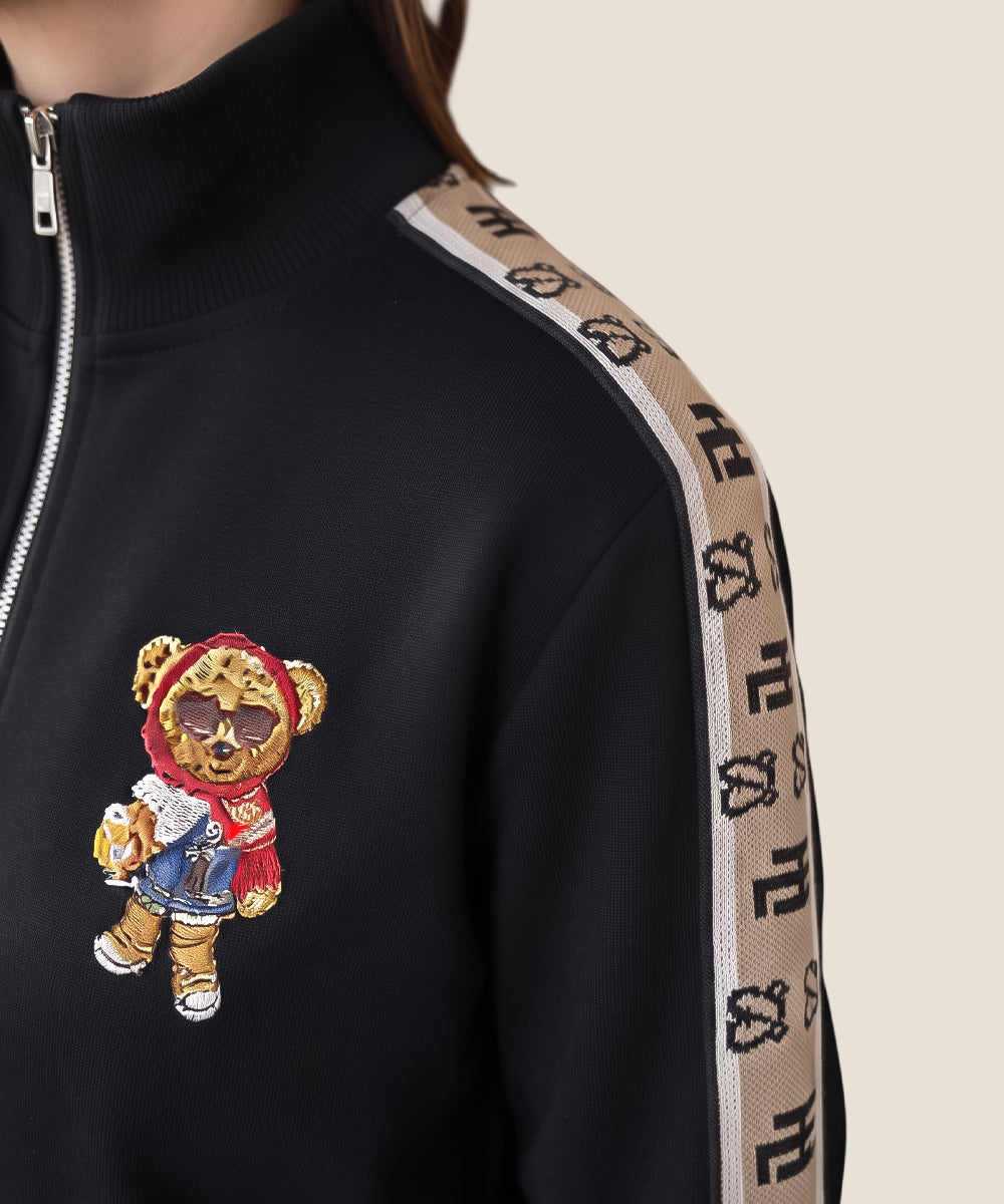Hamster London Ted H Zipper Jacket & Lower Cord Set Black