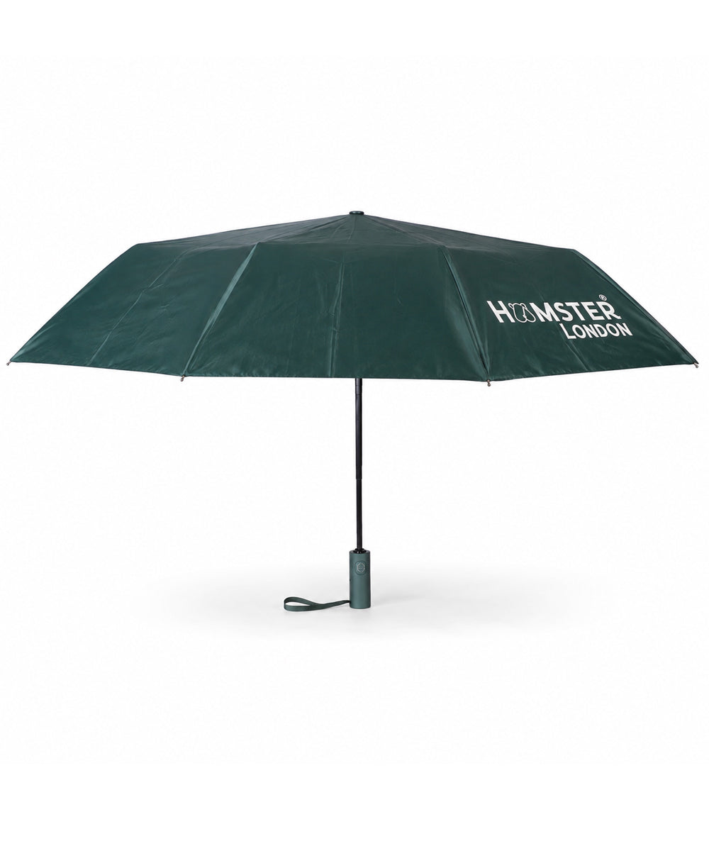 Hamster London Colored Handle Auto Umbrella Green