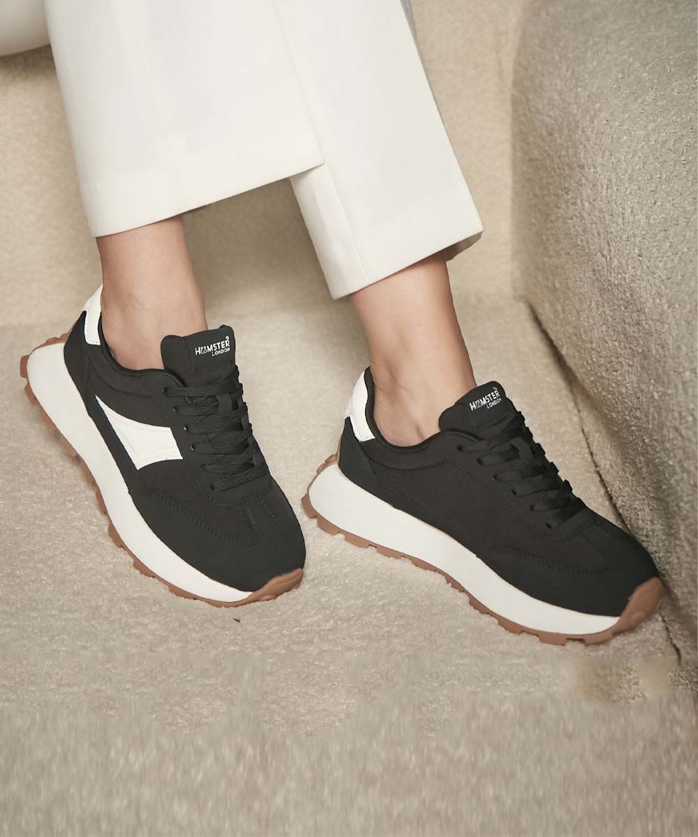 Hamster London Smart Black Sneakers
