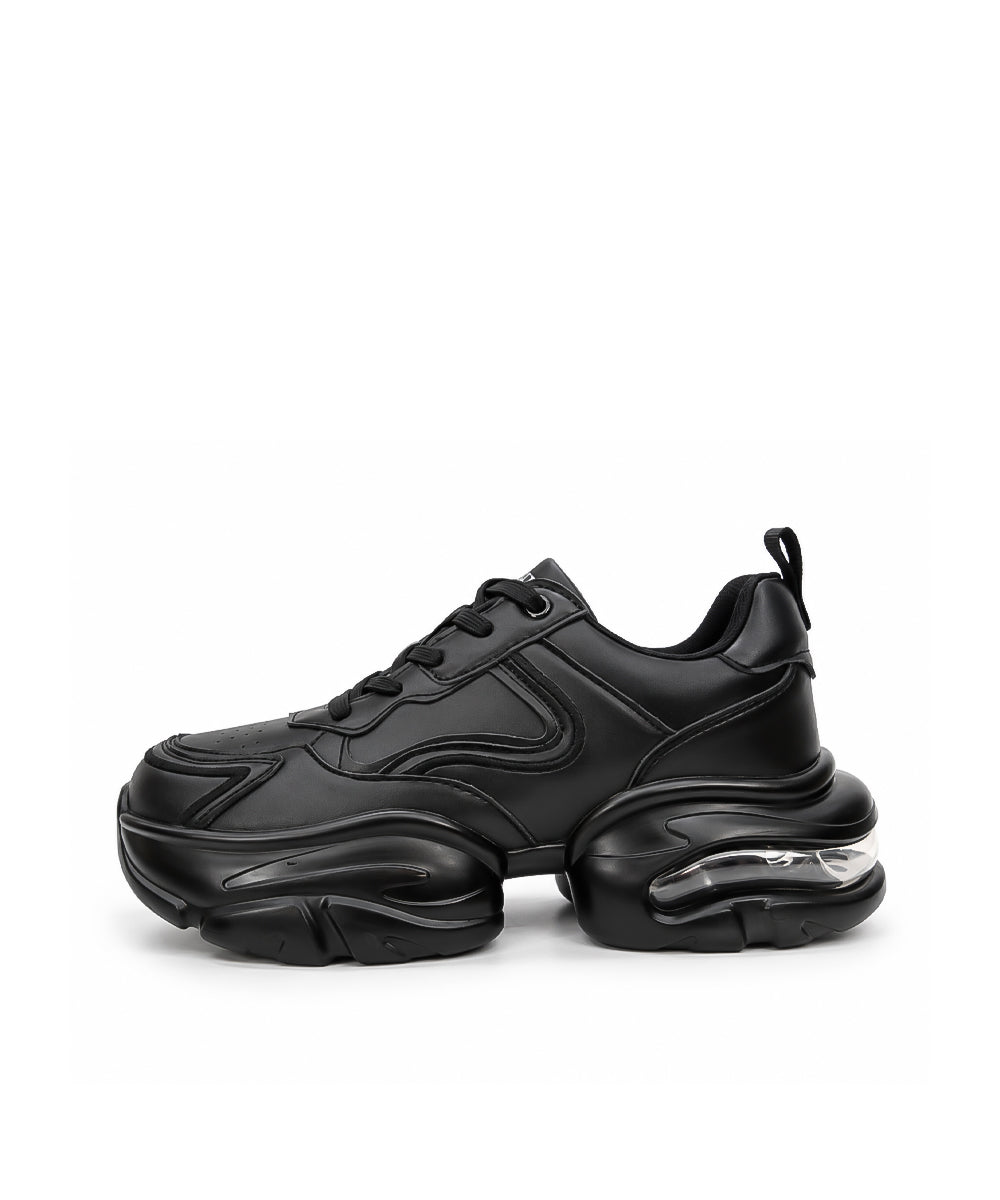 Hamster London Matte Black Party Sneakers
