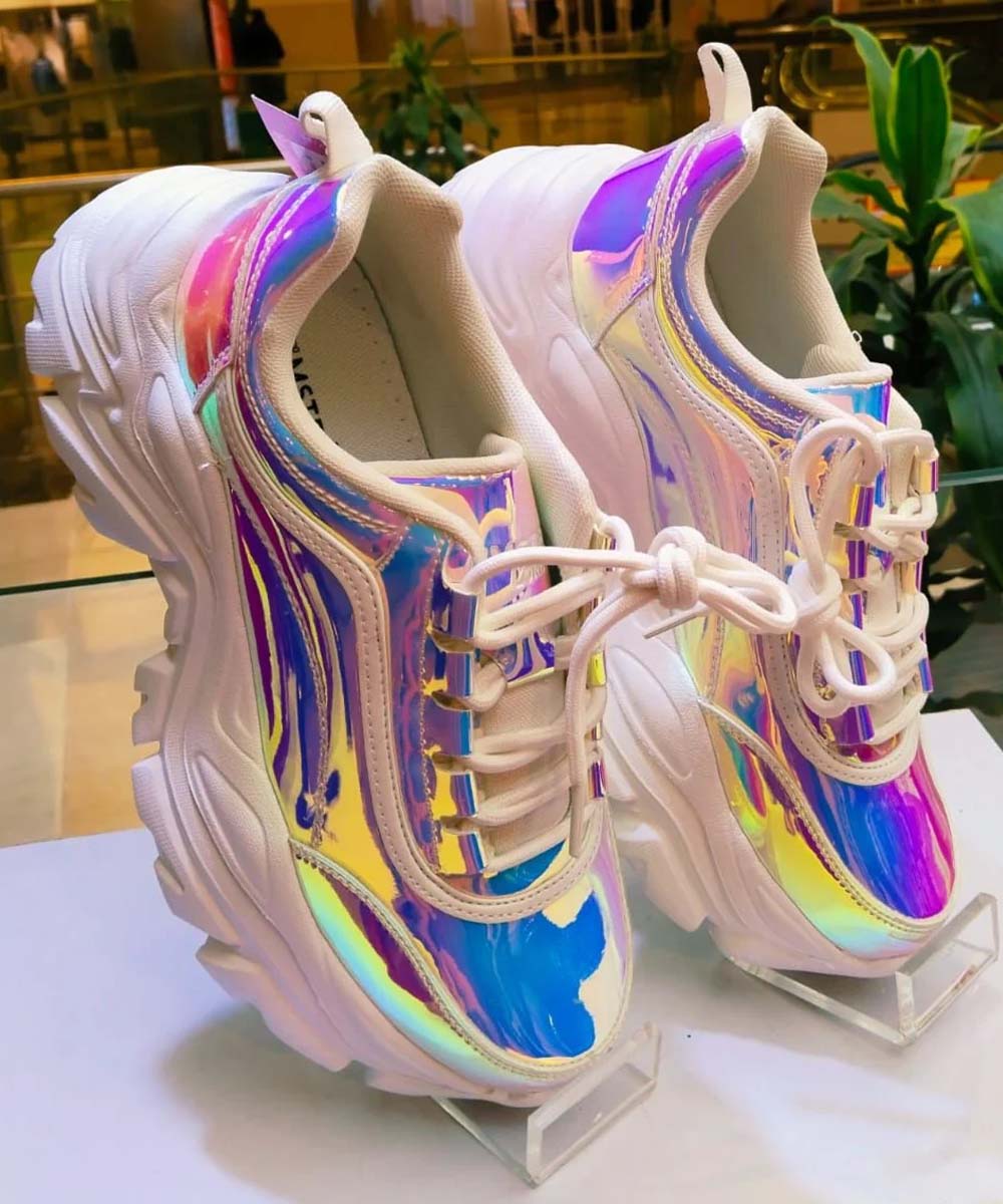 Hamster London Mousehole Holo Party Sneakers
