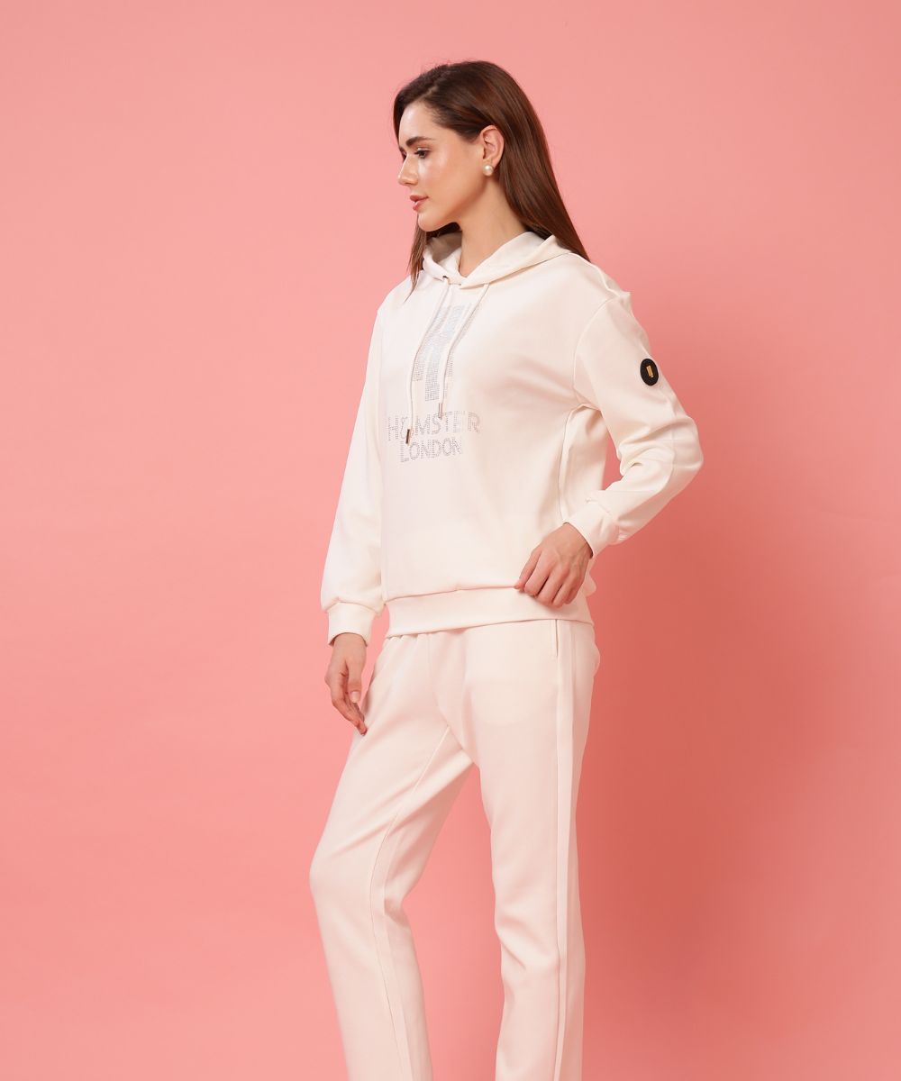 Hamster London Kolo Hoodie & Lowers Set White