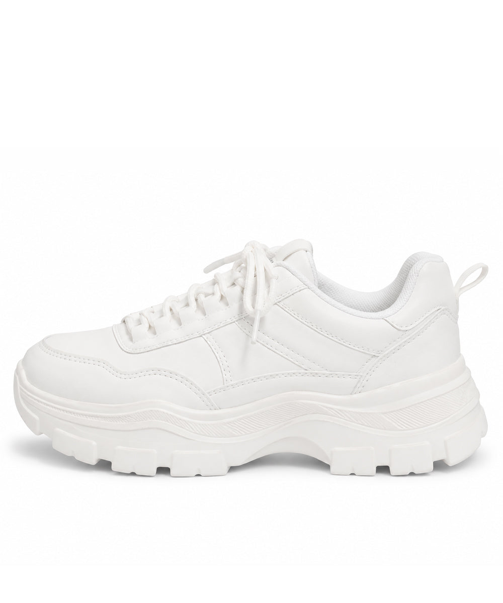 Hamster London Mousehole All White Party Sneakers