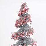 HL Holy 16 Inch Snow Pine Tree Spiral Glitter