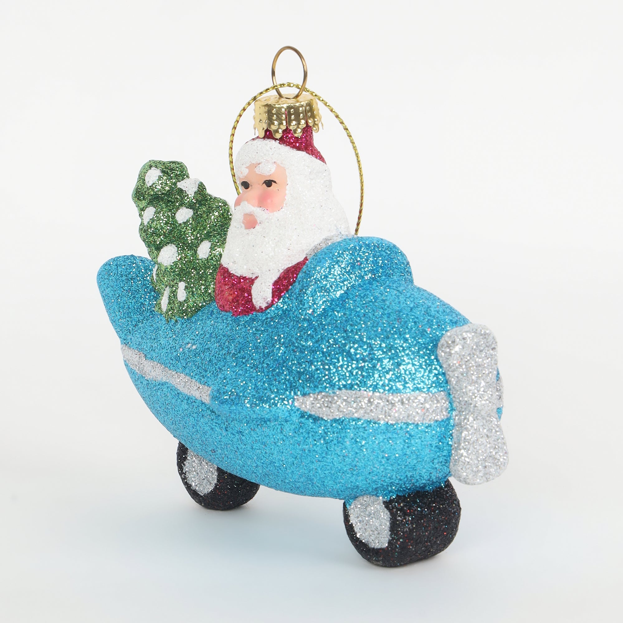 HL Holy Santa On Plane Hanging