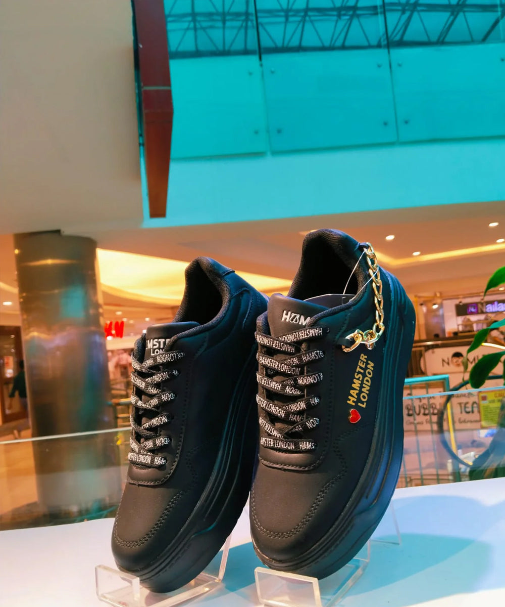 Hamster London Marcella Classic Black Party Sneakers