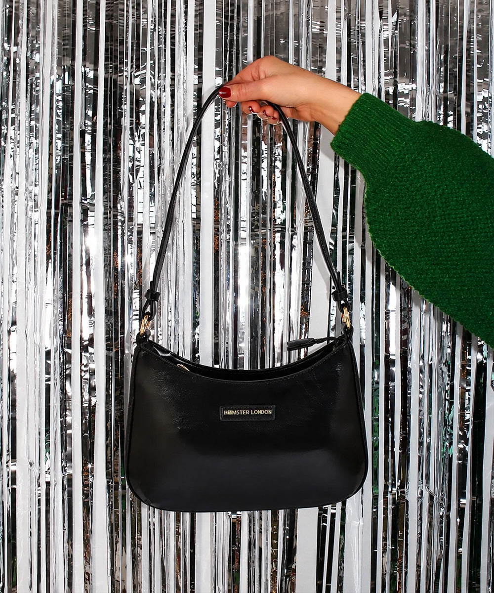 Hamster London Nights Edit Shoulder Bag Black