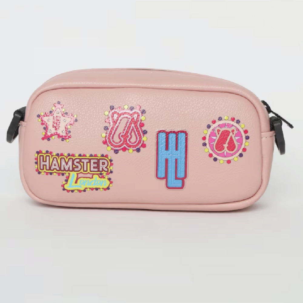 Hamster London Millionaire Picadelly Circus Airport Bag Pink