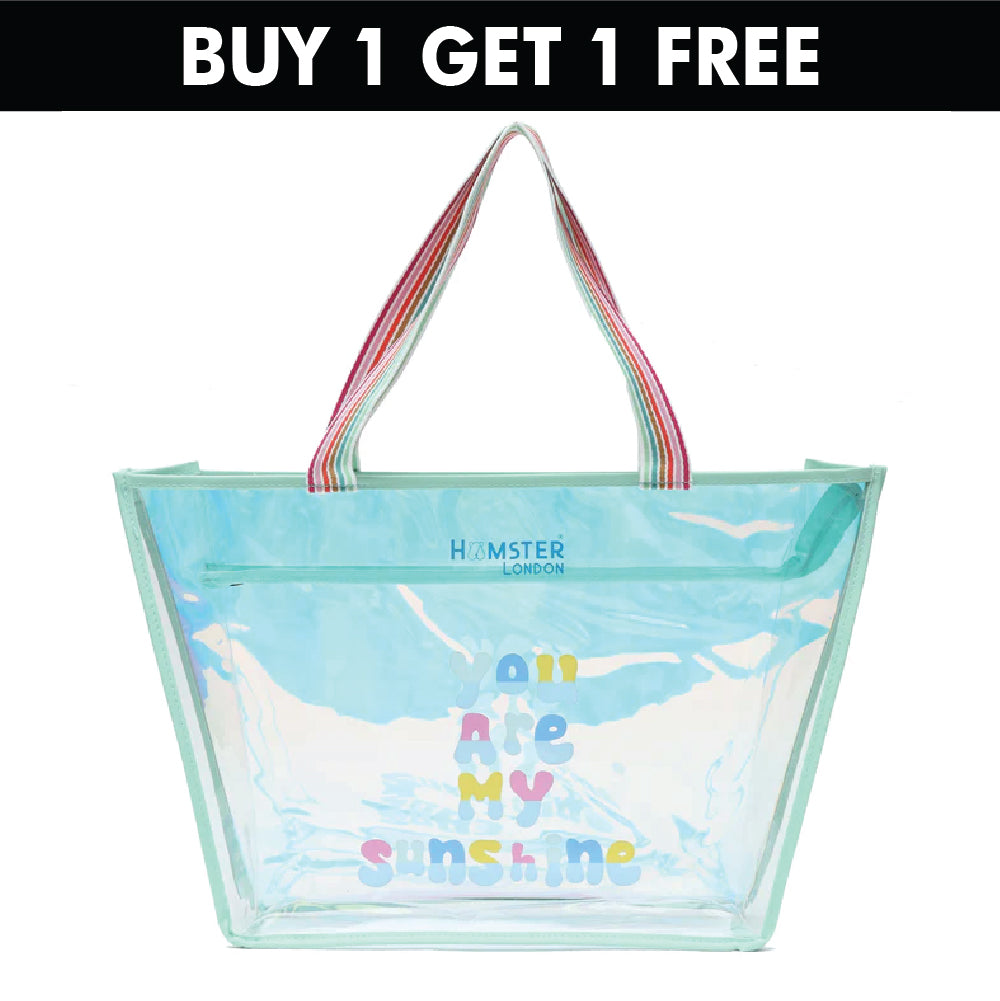 Hamster London Sunshine Tote Aqua