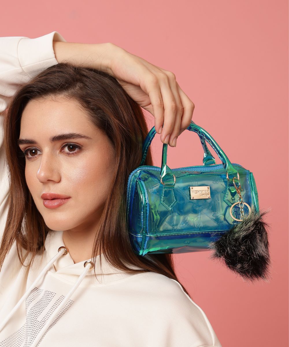 Hamster London Raver Duffle Bag Small Aqua