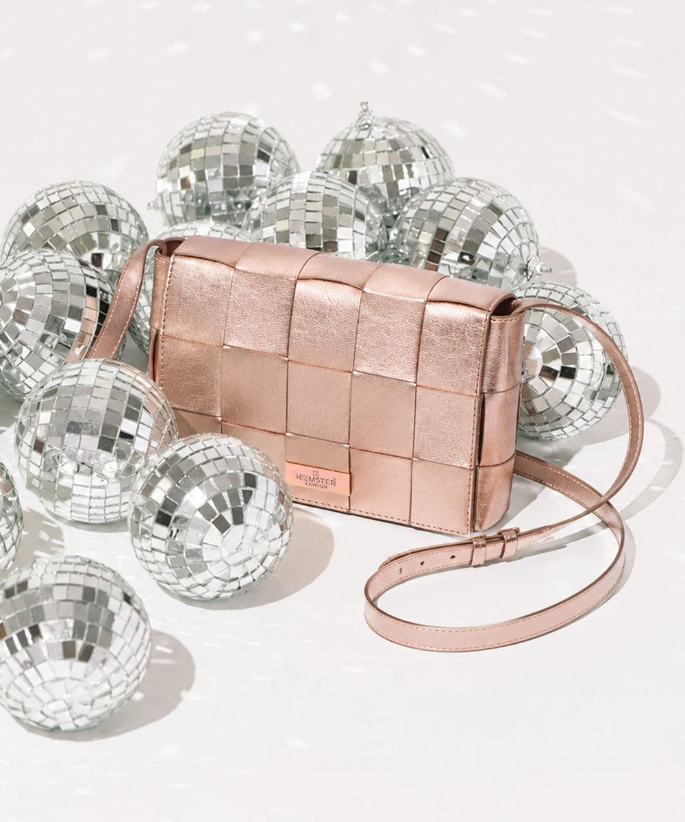 Hamster London Beverley Stellina Crossbody Rose Gold