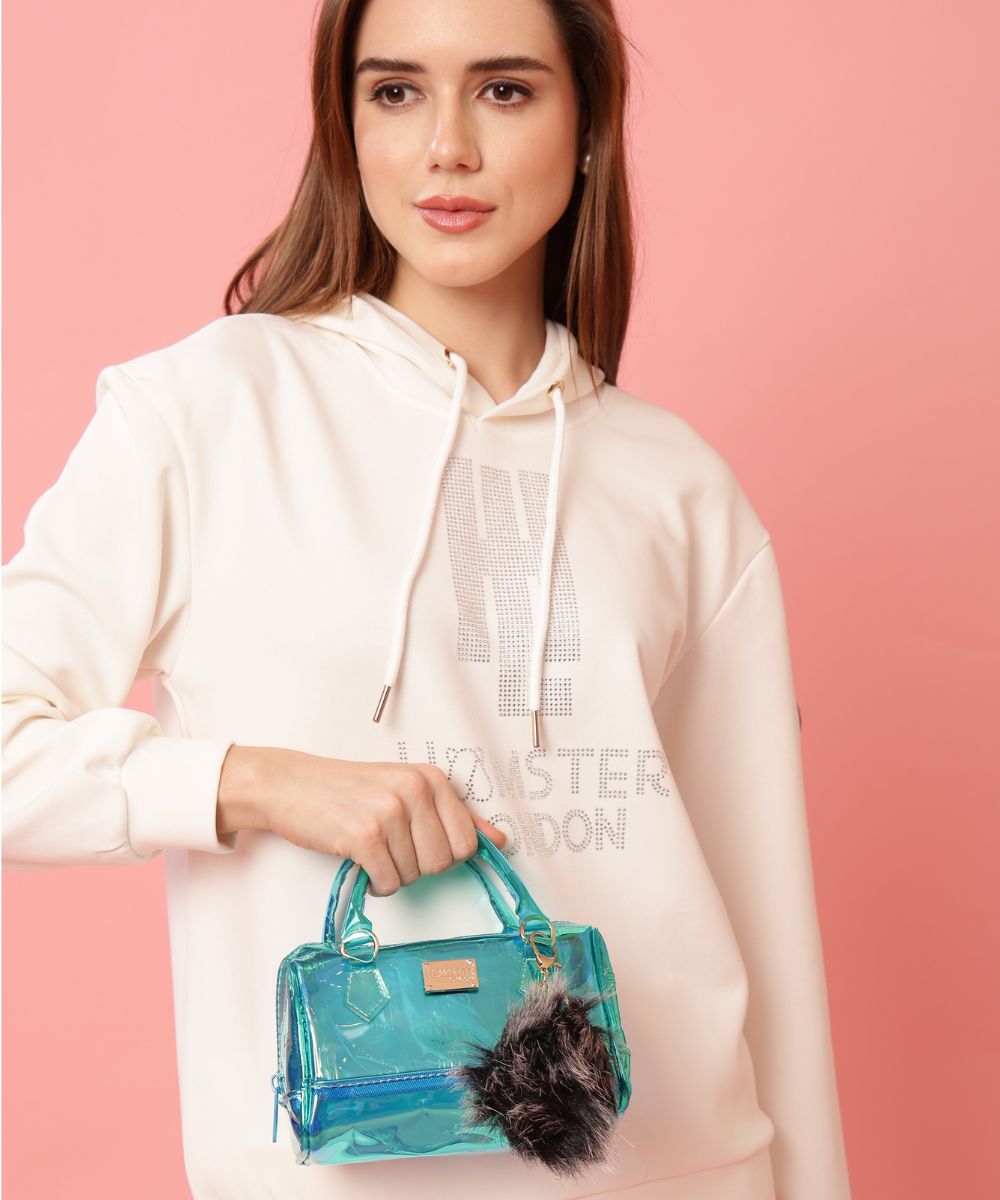 Hamster London Raver Duffle Bag Small Aqua