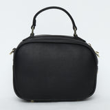 Hamster London Millionaire Victoria Handbag With Sling Black
