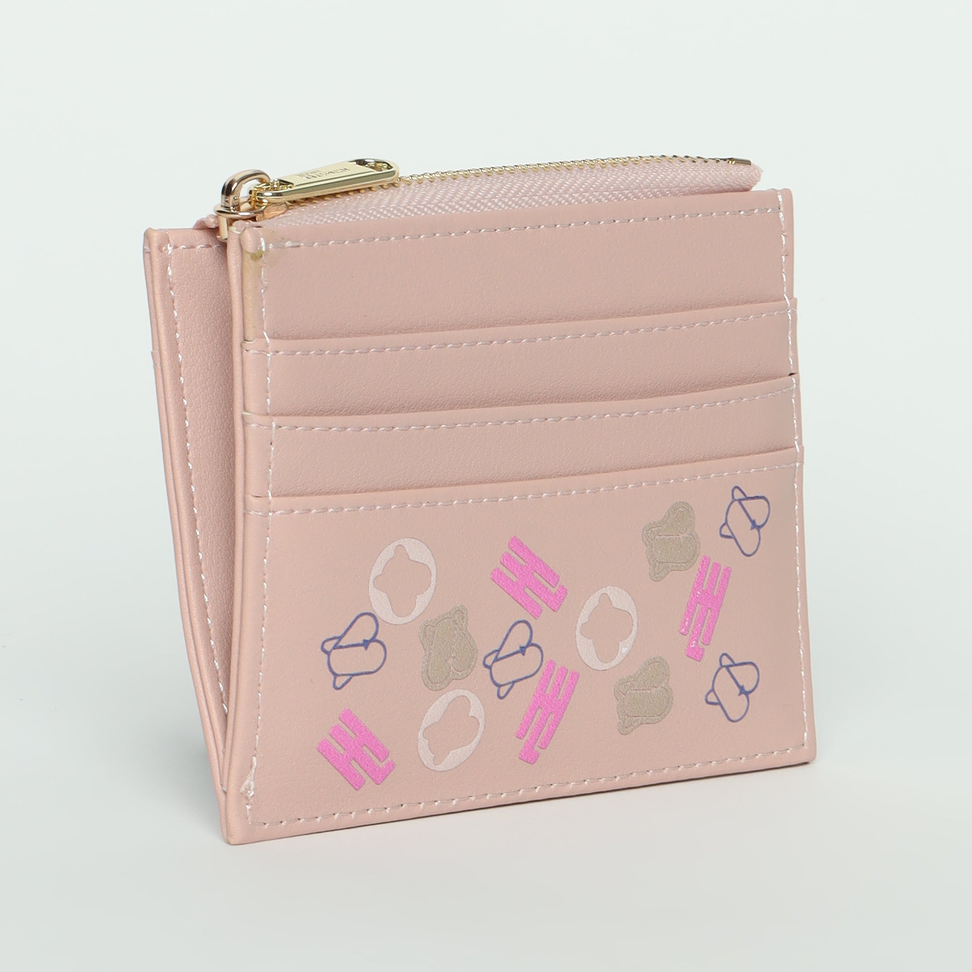 Hamster London Millionaire Mayfair Cardholder with Zip Pink