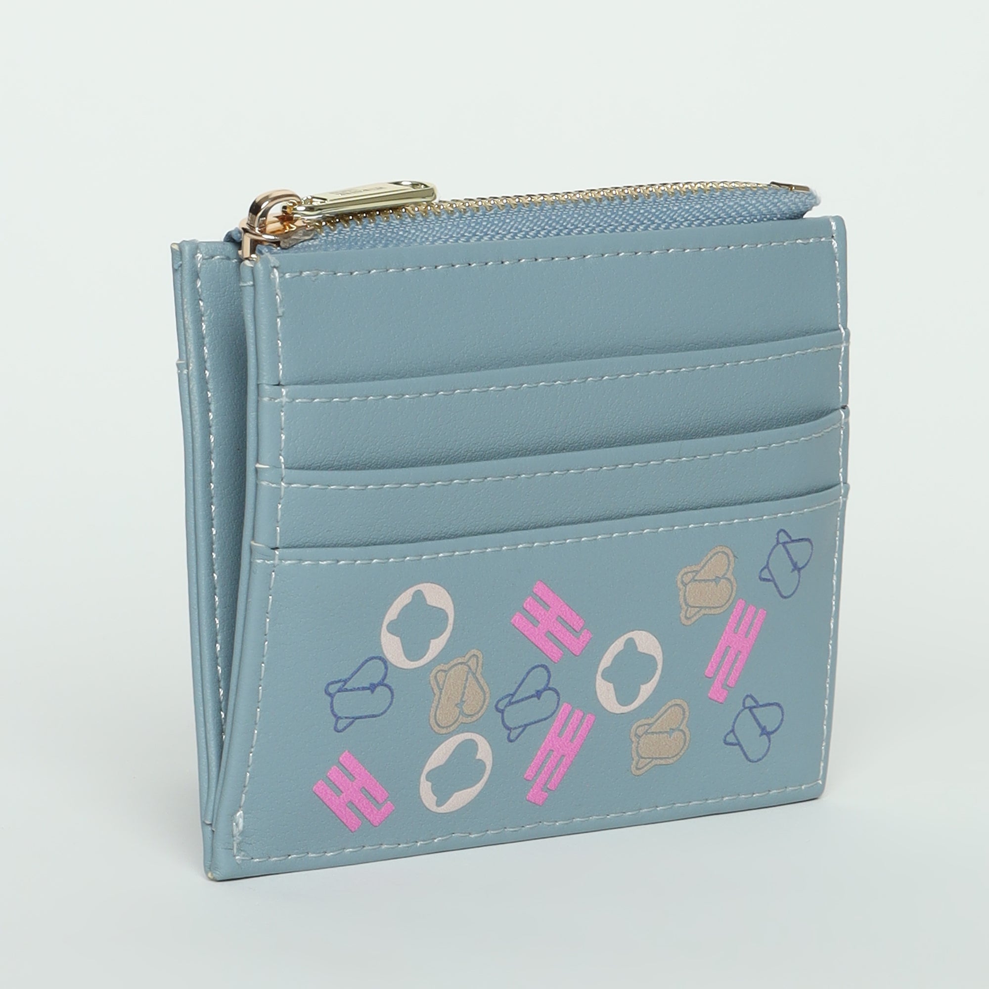 Hamster London Millionaire Mayfair Cardholder with Zip Blue