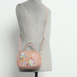 Hamster London  Millionaire Victoria Handbag With Sling Pink