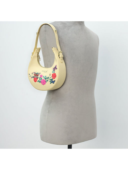 Hamster London Millionaire Oxford Shoulder Bag with long Sling Yellow
