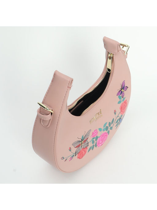 Hamster London Millionaire Oxford Shoulder Bag with long Sling Pink