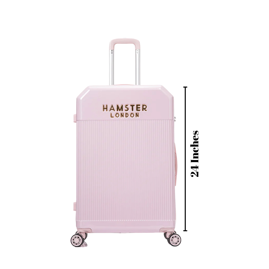 Hamster London High Candy Luggage Pink 24 Inch