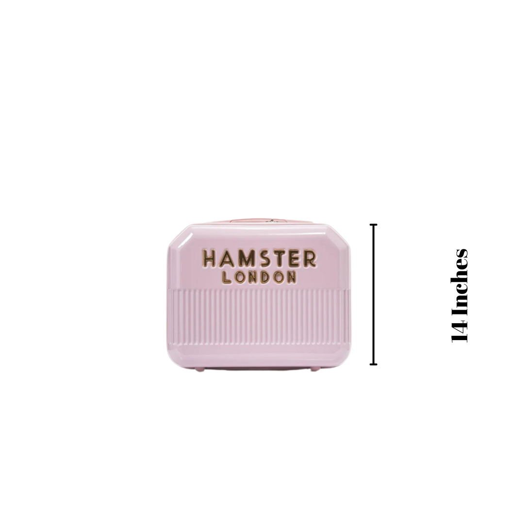 Hamster London High Candy Collection Vanity Bag Pink 14In