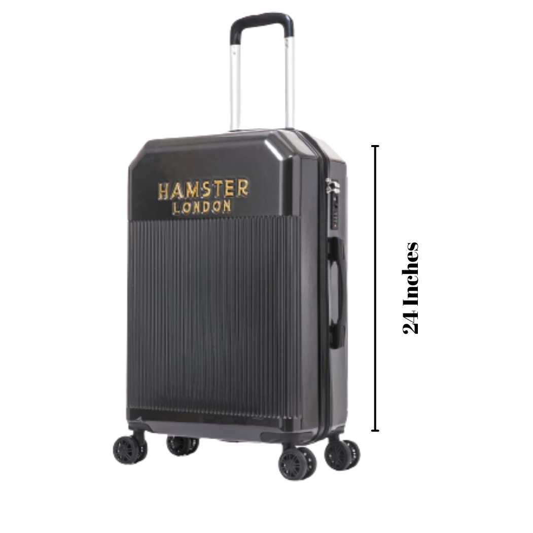 Hamster London High Candy Collection Suitcase Black 24In